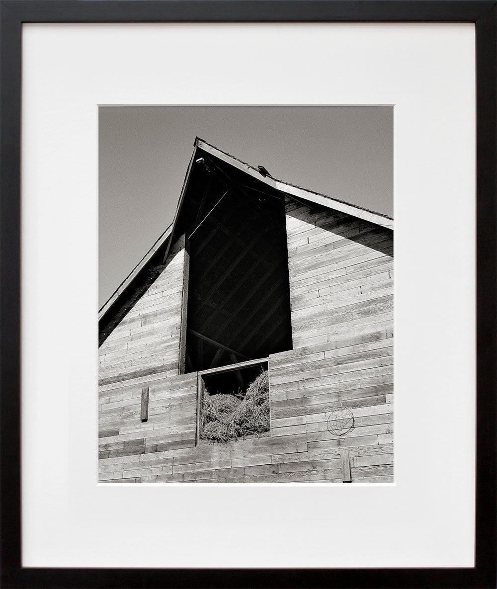 Detail of Barn, Irrigon, Morrow County, Oregon in a black frame
