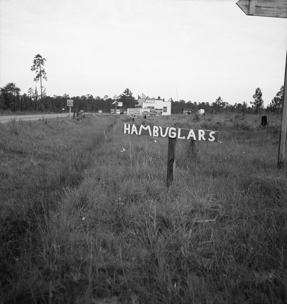 Dorothea Lange's Georgia road sign