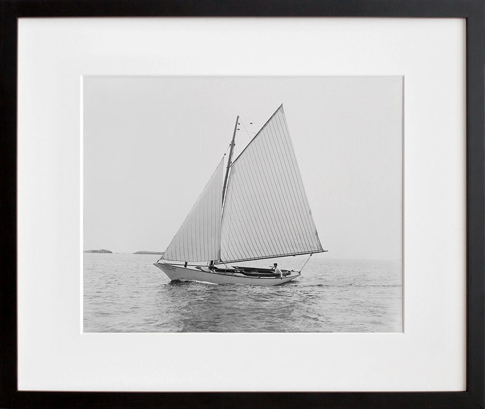 Carl in a black frame