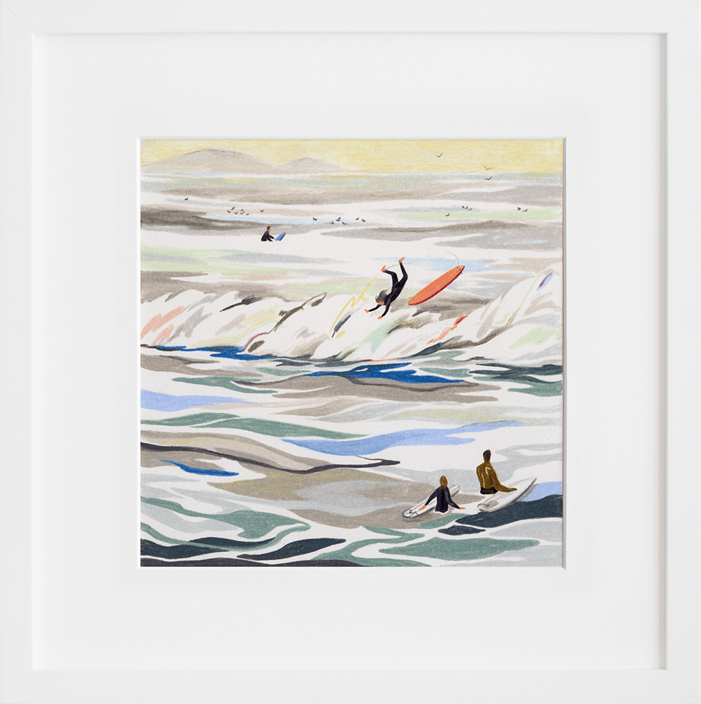 Gung Ho Go in a white frame