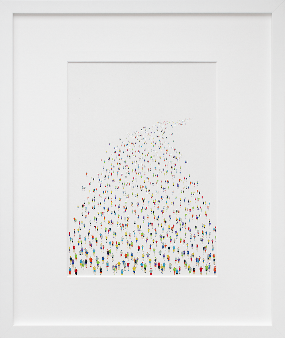The Race 04 in a white frame