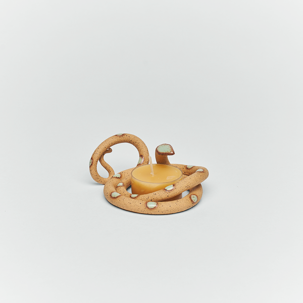 Load image into Gallery viewer, Ceramic Snake Tealight
