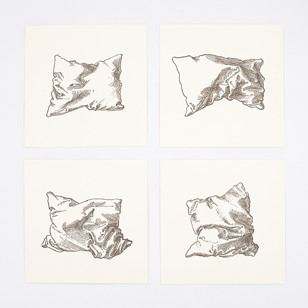 Single Pillow Studies Letterpress