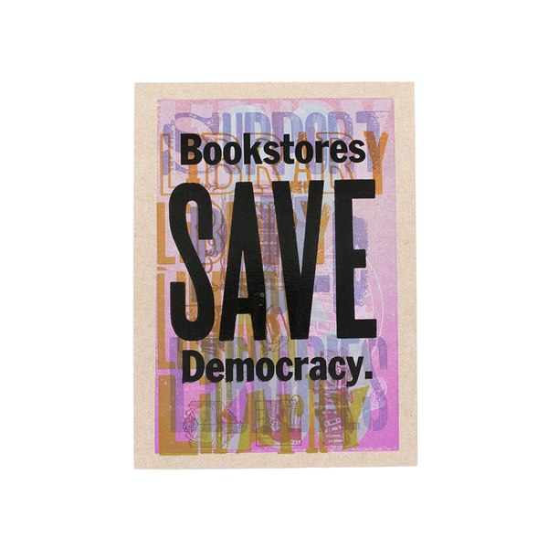 Bookish Letterpress by Kennedy Prints: Bookstores save democracy